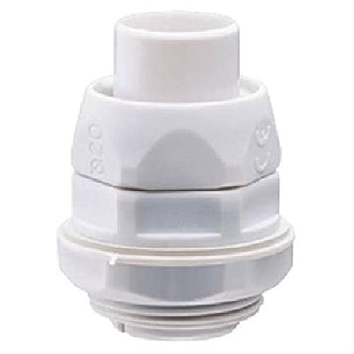 GEWISS 10 RACORES GIRATORIOS RECTOS CON PASO DE GAS - RDG - IP54 - DIÁMETRO DE LA VAINA 20MM DX54220