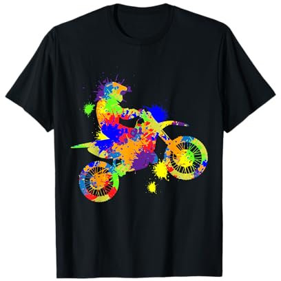 Motocross Enduro Supermoto Bike Dirt Biker Garçons Enfants T-Shirt