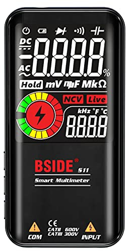 S11 Intelligent 9999 Compte Multimètre Numérique Écran LCD Rechargeable Universel Voltmètre AC/DC Ohmmètre Résistance Test Capacité Fréquence Diode Passage Ligne NCV Live