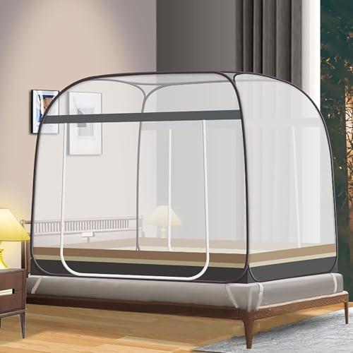 Sobeta Mosquitera para Cama, mosquitera Universal, mosquitera para Cama, Red mosquitera para Cama Individual a King Size, para Camping y Familia