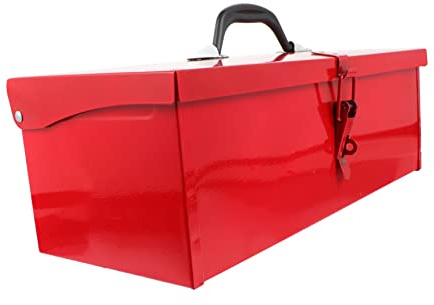 Angoily 1pc Sheet Box Tin Toolbox Car Storage Black Plastic Storage Bins Plastic Organizer Locking Metal Tool Cabinet Metal Carpenters Tool Household Storage