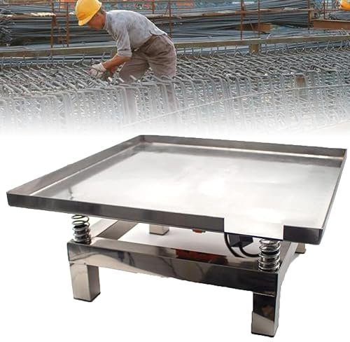 FENGSSLL Table vibrante électrique en béton 35 x 35 cm/50 x 50 cm pour l'élimination des Bulles d'air - Table vibrante - Vibromasseur à Plaque Plate 220 V,500×500mm