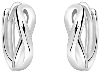 SOFIA MILANI - Damen Ohrringe 925 Silber - Unendlich Infinity Creole - E2394