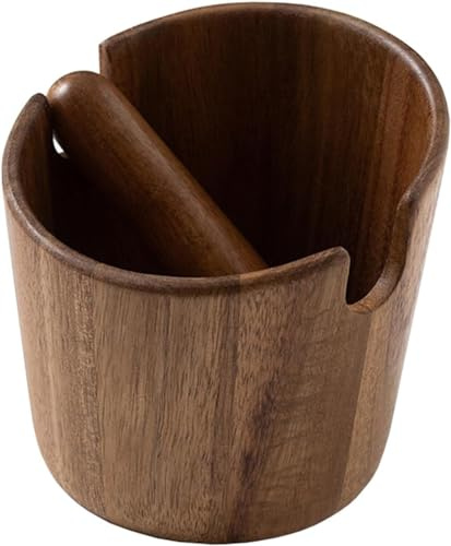 Wood Coffee Knock Box, Coffee Grounds Container, Espresso Grounds Bin Knock Box, Barista Coffee Grind Bin Espresso Dump Bin Espresso Dumpster Barista Tools Accessories