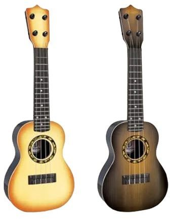 PEBBLE HUG Ultimate Kids Toy Guitar, Inspire Musical Creativity With Vibrant Sounds, Adjustable Strings And Light, Interactive Features, Random Colour