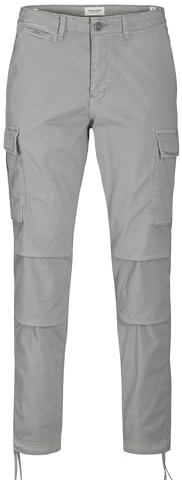Jack & Jones Jpstace Tucker Cargo AMA Noos, Ultimate Grey, 33W x 34L