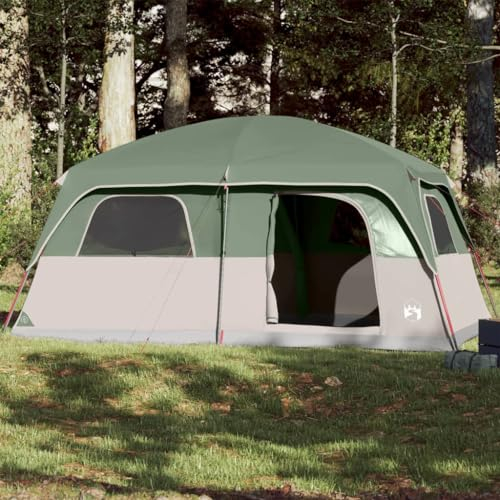 Somanki Familienzelt für 10 Personen Grün Wasserdicht, Caming Zelt, Camping Tents, Camping-Zelt - 94533