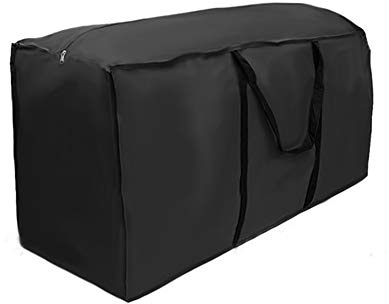 Aufbewahrungstasche Schutzhülle,Auflagen Aufbewahrungstasche,210D Oxford,Wasserabweisende Gartenpolster Aufbewahrung Tasche mit Tragegriff,für Gartenmöbel Kissen Weihnachtsbaume (122 * 39 * 55cm)