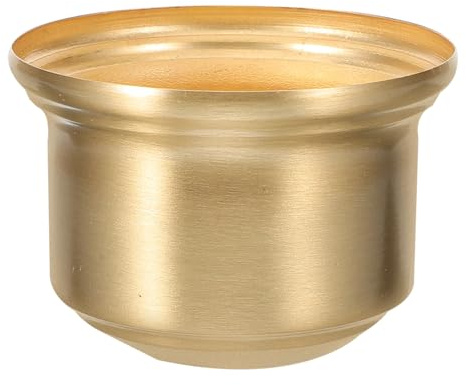 NUOBESTY Base Portalampada in Ottone Coppetta Terminale Per Lampade Da Parete e Soffitto Pomello Decorativo Per Lampadario e Lampade Da Tavolo