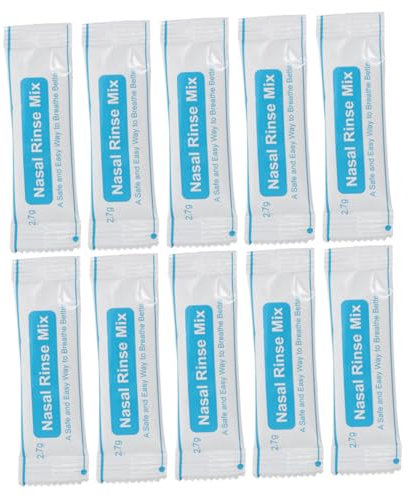 IWOWHERO 80pcs Nasal Salt Wash Nasal Salt Packets Mix for Nose Sinus Relief Hayfever Care Portable