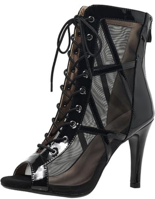 Sandalias de gladiador para mujer, tacones altos con tirantes de 7 cm y 10 cm, tacón sexy con malla de punta abierta para mujer, cómodas sandalias de aguja