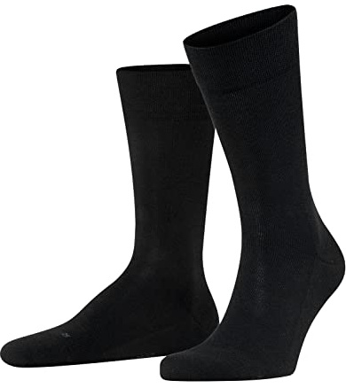 FALKE Herren Socken Sensitive London M So Baumwolle mit Komfortbund 1 Paar, Schwarz Black 3000, 43-46