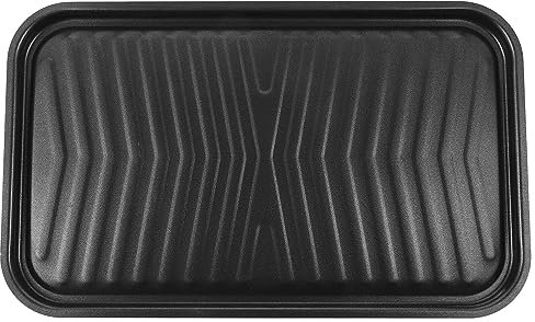 Garneck Grill Pan Charcoal Grill Accessory Grill Skillet for Outdoor Grill Square Frying Pan Camping BBQ Tool Oven Grill Tray Frying Cookware Bakeware Plate Grilled Fish Pan Barbecue Tray