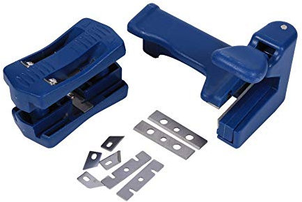 Oikabio 2 Pezzi/Taglierina Laminata Doppia Macchina a Bande in PVC per Falegnameria