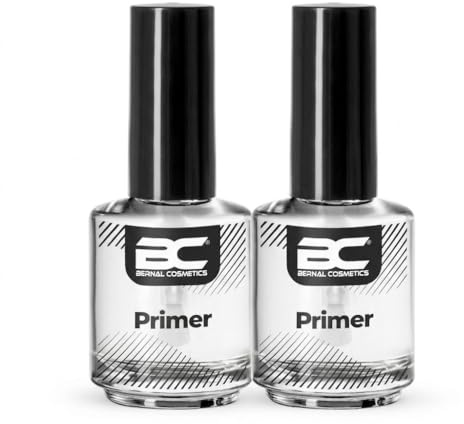 Bernal Cosmetics Primer para Uñas de Gel, Pack x 2, 15ml | Esmaltes Semi Permanentes, Deshidrata la Uña Natural sin Dañarla, Sin Ácido, Respetando el Ph de la Piel