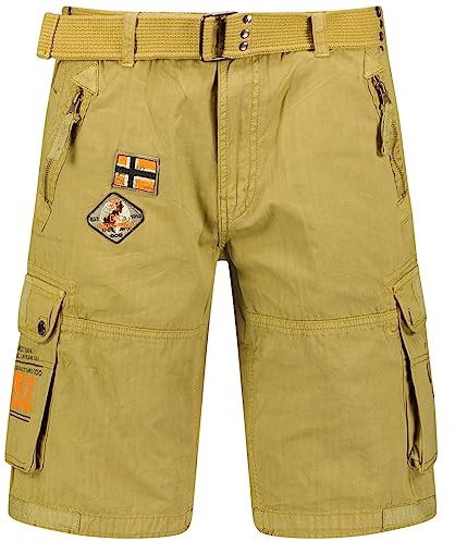 Geographical Norway Herren Paintball Men Bermudas, Mastic,