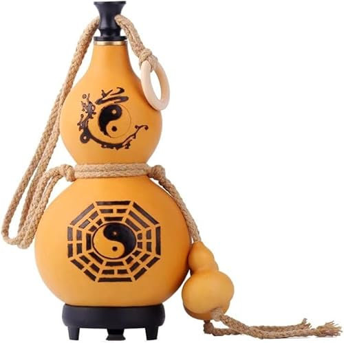 le lattine di zucca naturali, le lattine di vino d Brocca di zucca naturale,ad alta capacità, zucca for acqua e vino for il campeggio, brocca di zucca for vino sake, la scelta migliore(1000ml)