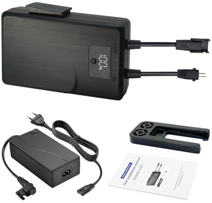 STAIGO Batterie Universelle pour Fauteuil inclinable avec écran LED pour canapés, fauteuils élévateurs, Rechargeable sans Fil pour 2-Pin Mobilier à Mouvement électrique [25.2V 2500mAh]