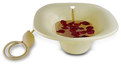 KHYTEBV Avoid Hüftbadewanne für Schwangere, Waschschüssel-Toilette für die Körperpflege, Ideal für unterwegs, 400 x 380 x 140 mm,PinkA