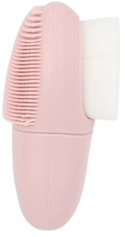 OATIPHO Brosse Nettoyante Visage en Silicone Double Face Exfoliante et Douce pour Peau Sèche, Favorise L'absorption des Soins et Nettoyage en Profondeur