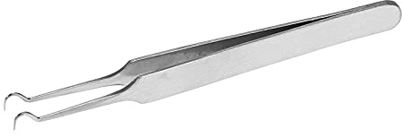 Rimozione Punti Neri in Acciaio Inox, Naso Leva Comedoni Punti Neri Eliminando Pinzette Bellezza Nipper Trucco Cosmetico Strumento (3 x pinzette per l'acne)