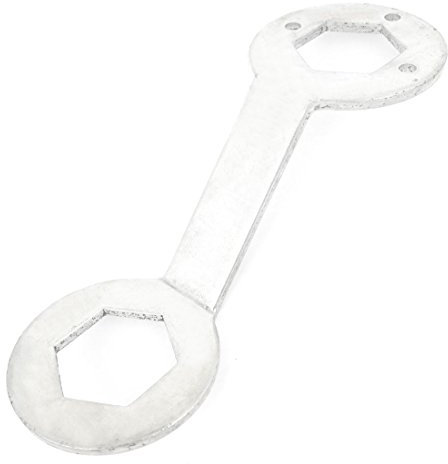 Aexit Waschmaschine Schraubenschlüssel Silber Ton Metall, 36 mm, 38 mm Ringschlüssel imbu-s-Innensechskant Schlüssel