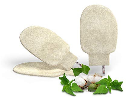 3er Set Premium Mehrweg Handschuh gegen Viren & Bakterien - italienische Handarbeit (Waschbar) - 100% Natürlich für frische & aktive Haut