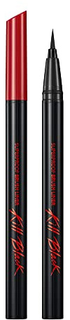 Clio Kill Superproof Brush Eyeliner - Eyeliner ultra fine, a prova di sbavature, di lunga durata, dai colori vivaci, 0,55 ml