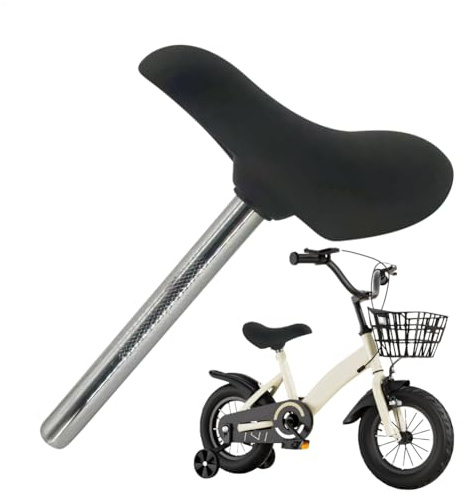 Fahrradsattel für Kinder, Kinderfahrradsitz | Bequemes Fahrradsattelkissen,Sattelstütze integrierter weicher PU-Ersatzsitz für Kinder, Mädchen, alle Kinderfahrräder