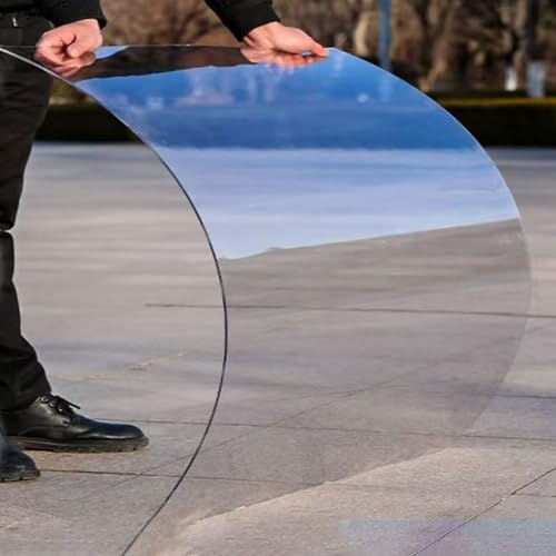 Transparente Polycarbonat-Dachplatten,Dach Platten aus Polycarbonat,Transparente Acrylglas Platten,Schlagfeste PC-Platte,Tageslichtplatte,UV-beständig,Wetterfeste,Für Gewächshäuser Carports 1mm