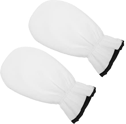 Homoyoyo Guantes Exfoliantes Para Manos Parafina Caliente y Aceites Esenciales Lavables y Reutilizables Diseñados Para Spa Depilación y Cuidado Diario