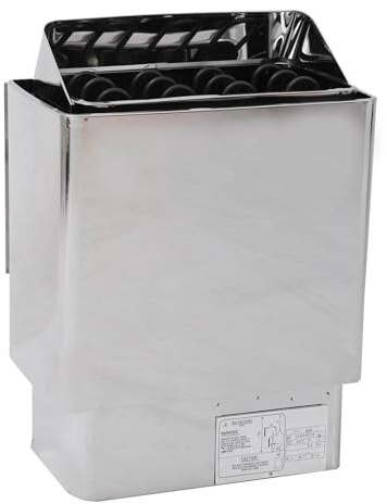 Calentador De Sauna Eléctrico De 6000W, Calentador De Sauna Seco Y Húmedo, Estufa De Acero Inoxidable For El Hogar, Hotel, Baño, Ducha, SPA Calefacción Eficiente