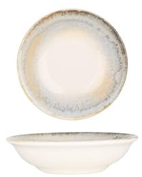 Bonna Placa de servicio - Knidos - Porcelana - 15 cm (330cc) - juego de 2