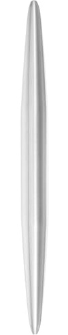 SEWACC Mattarello in Acciaio Inox Grande Impugnatura Ergonomica Rullo per Impastare Antiaderente per Pizza e Pasta Utensile da Cucina Professionale e Amatoriale per Prodotti da Forno