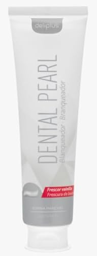 Dental Pearl Whitening Toothpaste with Sodium Bicarbonate, Mint Flavor, 100ml, Paste Form, Teeth Whitening and Stain Removal, Pack of 4
