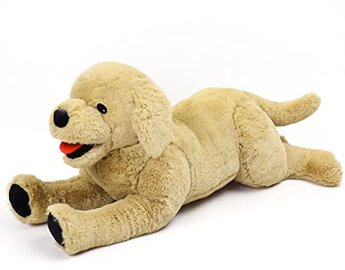 LotFancy Golden Retriever Teddy 53 cm, Large Dog Toys, Cuddly Dog Stuffed Animals Plush Toy, Gift for Kids Pets Girls, Christmas Toys