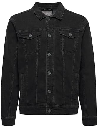 Blend BHBHNARIL ytterkläder herr jeansjacka denim övergångsjacka, Denim svart (200297), XXL