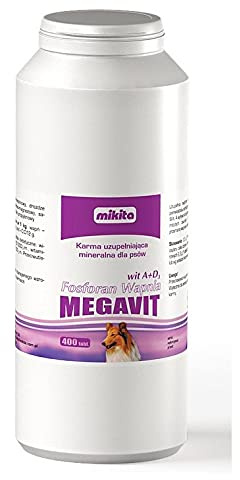 MIKITA Kalciumfosfat Megavit A D3 400 tabletter