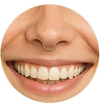 925 Sterling Silber Fake Septum Ring – Dünner 24G Clip-On Septum Schmuck 8 mm – Schmerzfreier Septumring ohne Piercing