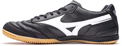 Mizuno Morelia IN, Fußballschuhe für Wohnzimmer, Unisex, Erwachsene, Blk/White/GalaxySilver, Größe 41