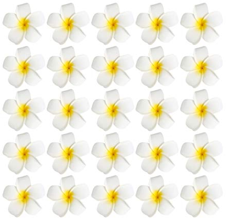 MILISTEN Haarstyling-Accessoires, Braut-Haarspangen, Plumeria Blumen-Clips, hawaiianische Plumeria Blumen-Haarnadeln für Damen, Mädchen, Gelb, Damen-Accessoires, Haarschmuck
