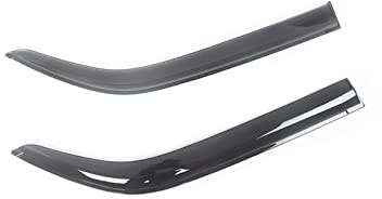 FUNFOB Windabweiser Für VW Für Golf 5 2005-2010 3 Türen Auto Schwarz Getöntes Auto Seitenfenster Visier Schutz Lüftung Markisen Shelters Regen Ventvisor Auto Seitenfenster Visier Abweiser