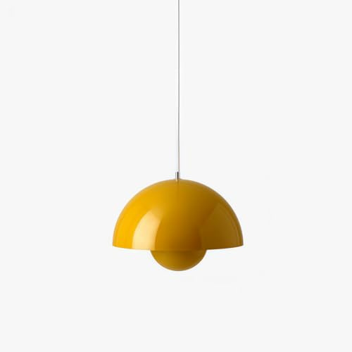 CRABOT Minimalismus Kronleuchter Originalität Einfachheit Blumenknospen Design Moderner Stil Restaurant Nachttischlampe Küche Büro lagern Bar dekorieren E27 Basis Neu Hängender Kronleuchter-Gelb