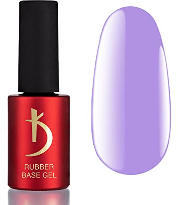 K Professional Rubber Base Gel - Base Coat Purple Haze -7ml- Unterlack - Nagellack - Lila Farben - Gelnägel