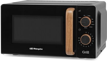 Orbegozo Mi 2140 Noir Micro-ondes Avec Grill 700w Avec 20 Litres