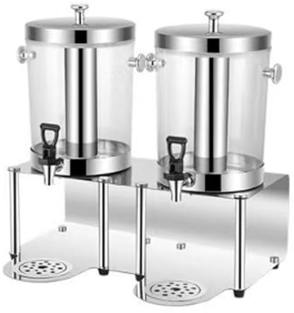 Girafe à Bière,Tireuse à Bière Stainless Steel & PE Beverage Dispenser for Party Home Bar Use Beverage Dispe(Size:Double head 16L)