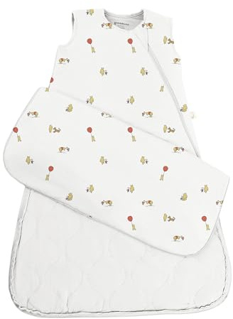 GUNAMUNA Sleep Sacks for Babies Toddlers and Newborns, Easy Changing Diaper Zipper, 2.5 TOG, Pooh, 9-18 Months