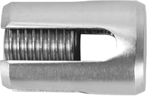 4 pezzi M16x8mm clip di fissaggio con scanalatura a croce in acciaio inossidabile for arrampicata in giardino, fissaggio di reti in fune metallica