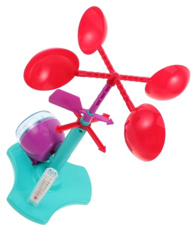 FUNOMOCYA Wind Speed Educational Stem Science Experiment Kit for Interactive Wind Vane and Anemometer for Classroom and Home Weather Measurement Multidisciplinary Early Learning Tool