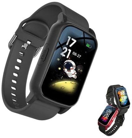 customty Orologio intelligente per anziani con rilevamento delle cadute per anziani, con localizzatore GPS, chiamate automatiche, cardiofrequenzimetro, orologio di emergenza impermeabile per uomini e
